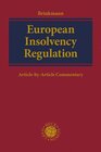 Buchcover European Insolvency Regulation