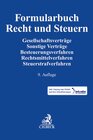 Buchcover Formularbuch Recht und Steuern