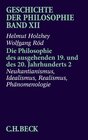 Buchcover Geschichte der Philosophie Bd. 12: Die Philosophie des ausgehenden 19. und des 20. Jahrhunderts 2: Neukantianismus, Idea