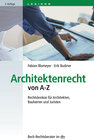 Buchcover Architektenrecht von A-Z
