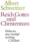 Buchcover Reich Gottes und Christentum