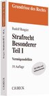 Buchcover Strafrecht Besonderer Teil I