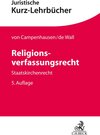 Buchcover Religionsverfassungsrecht