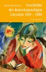 Buchcover Geschichte der deutschen Literatur Bd. 10: Geschichte der deutschsprachigen Literatur 1918 bis 1933