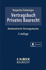 Buchcover Vertragsbuch Privates Baurecht
