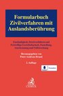 Buchcover Formularbuch Zivilverfahren mit Auslandsberührung