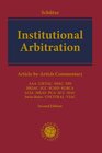 Buchcover Institutional Arbitration