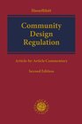 Buchcover Community Design Regulation