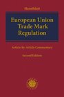 Buchcover European Union Trade Mark Regulation