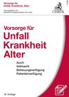 Buchcover Vorsorge für Unfall, Krankheit, Alter