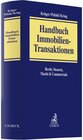 Buchcover Handbuch Immobilien-Transaktionen