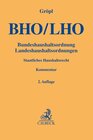Buchcover Bundeshaushaltsordnung / Landeshaushaltsordnungen
