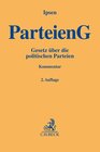 Buchcover Parteiengesetz