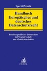 Buchcover Handbuch Europäisches und deutsches Datenschutzrecht