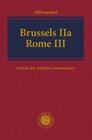 Buchcover Brussels IIa - Rome III