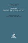 Buchcover Festschrift 25 Jahre Deutsches Notarinstitut