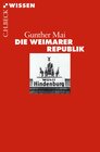 Buchcover Die Weimarer Republik