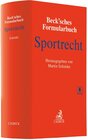 Buchcover Beck'sches Formularbuch Sportrecht