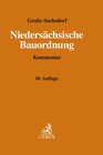 Buchcover Niedersächsische Bauordnung