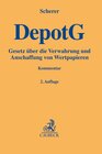 Buchcover Depotgesetz (DepotG)