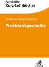 Buchcover Privatrechtsgeschichte