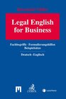Buchcover Legal English for Business