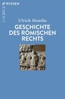 Buchcover Geschichte des römischen Rechts