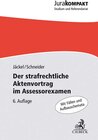 Buchcover Der strafrechtliche Aktenvortrag im Assessorexamen