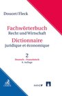 Buchcover Fachwörterbuch Recht und Wirtschaft Band 2: Deutsch - Französisch