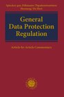 Buchcover General Data Protection Regulation