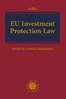 Buchcover EU Investment Protection Law