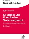 Buchcover Deutsches und Europäisches Verfassungsrecht I
