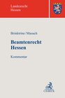 Buchcover Beamtenrecht Hessen