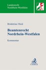 Buchcover Beamtenrecht Nordrhein-Westfalen
