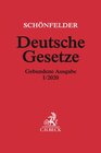 Buchcover Deutsche Gesetze Gebundene Ausgabe I/2020