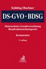 Buchcover Datenschutz-Grundverordnung, BDSG