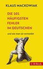 Buchcover Die 101 häufigsten Fehler im Deutschen