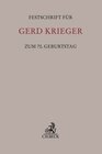 Buchcover Festschrift für Gerd Krieger zum 70. Geburtstag