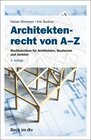 Buchcover Architektenrecht von A-Z