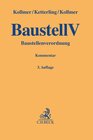 Buchcover Baustellenverordnung (BaustellV)