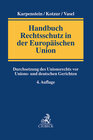 Buchcover Handbuch Rechtsschutz in der Europäischen Union