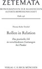 Buchcover Rollen in Relation