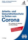 Buchcover Arbeits- und Gesundheitsschutz in Zeiten von Corona