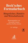 Buchcover Beck'sches Formularbuch Bürgerliches, Handels- und Wirtschaftsrecht