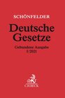 Buchcover Deutsche Gesetze Gebundene Ausgabe I/2021