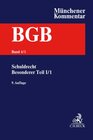 Buchcover Münchener Kommentar zum Bürgerlichen Gesetzbuch Bd. 4: Schuldrecht - Besonderer Teil I, 1. Halbband: §§ 433-480, CISG