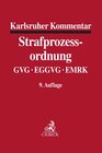Buchcover Karlsruher Kommentar zur Strafprozessordnung