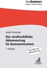 Buchcover Der strafrechtliche Aktenvortrag im Assessorexamen