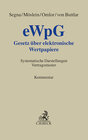Buchcover Gesetz über elektronische Wertpapiere - eWpG