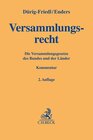 Buchcover Versammlungsrecht